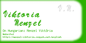 viktoria menzel business card